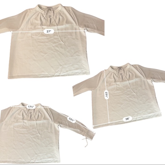 OkH&M white blouse, new with tags, sixe XL - Picture 5 of 7